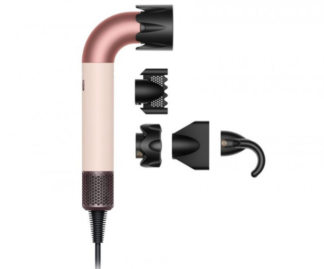 Фен Dyson HD17 Supersonic R Pro Hair Dryer Curly+Coily - Ceramic Pink/Rose Gold (113361-01) EU